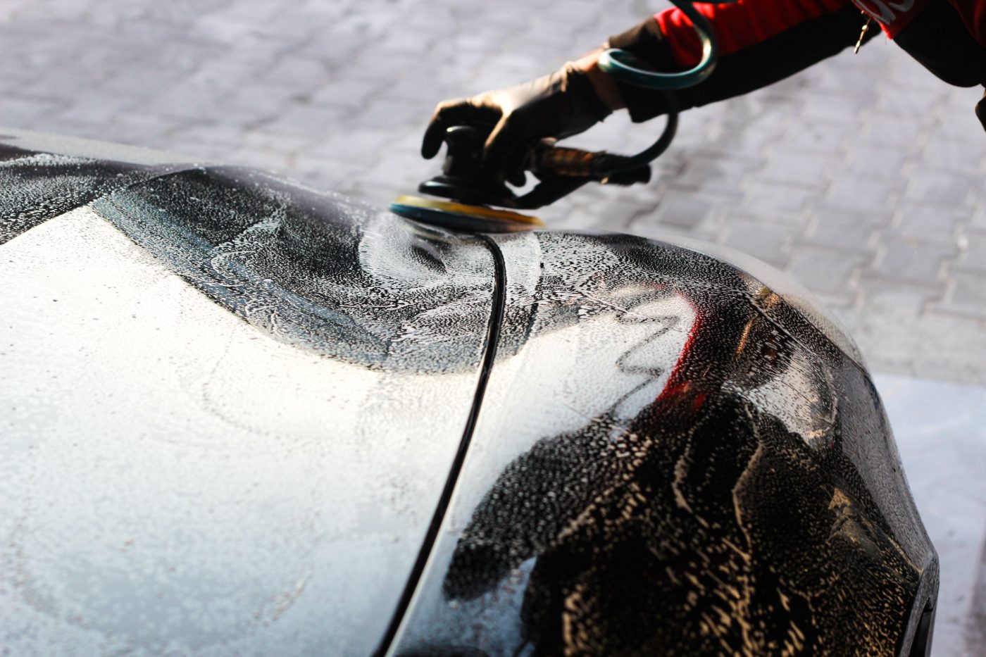 Paint correction with a dual-action polisher